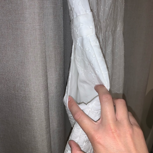 Banana Republic Romper White textured / Graduation / Bride / Shower - Picture 9 of 10